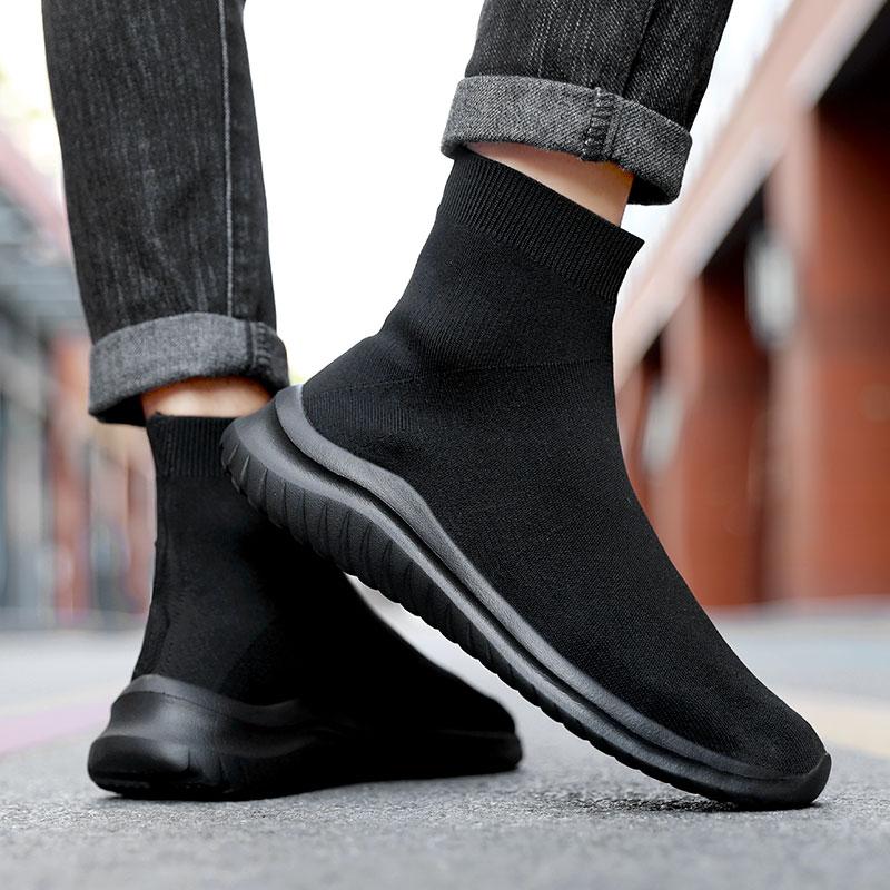 New Sexy Sock Boots Knitting Stretch Boots For Women Fashion Shoes Autumn Ankle Platform Fashion Boots Booties Female Botas