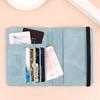 2024 RFID Anti-Theft Passport and Card Holder with Printed Ticket Pouch