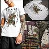 Samurai T-Shirt Bushido Code Ronin Blade Hanzo Warrior Japanese Kanji Edo Era