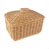 Imitation Rattan Storage Basket ,Woven Container ,Organizer, Handwoven Tray, for Entryway