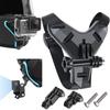 Helmet Strap Mount For Gopro Hero 11 10 9 8 7 6 5 4 3 Motorcycle Yi Action Sports Camera Mount Full Face Holder Accessories