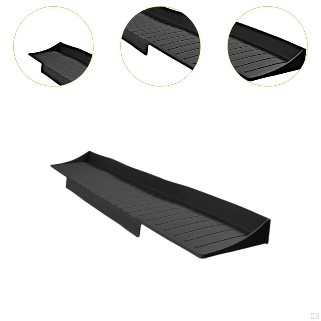 Draining Mat for Kitchen Countertop with Sponge Holder 11.5 X 66 Cm