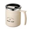 500ml Double Wall Insulated Coffee Mug With Handle School Office 304 Stainless Steel Sealed Drinking Cup Portable Drinkware