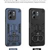 Military Armor Case For Infinix Hot 50i 4G Protective Cover 360° Ring Magnetic Holder Shell Coque Fundas 2 IN 1 Back Cover