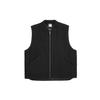 Solid Color Zip Casual Sleeveless Vest Men Outerwear Black FQ1862-010