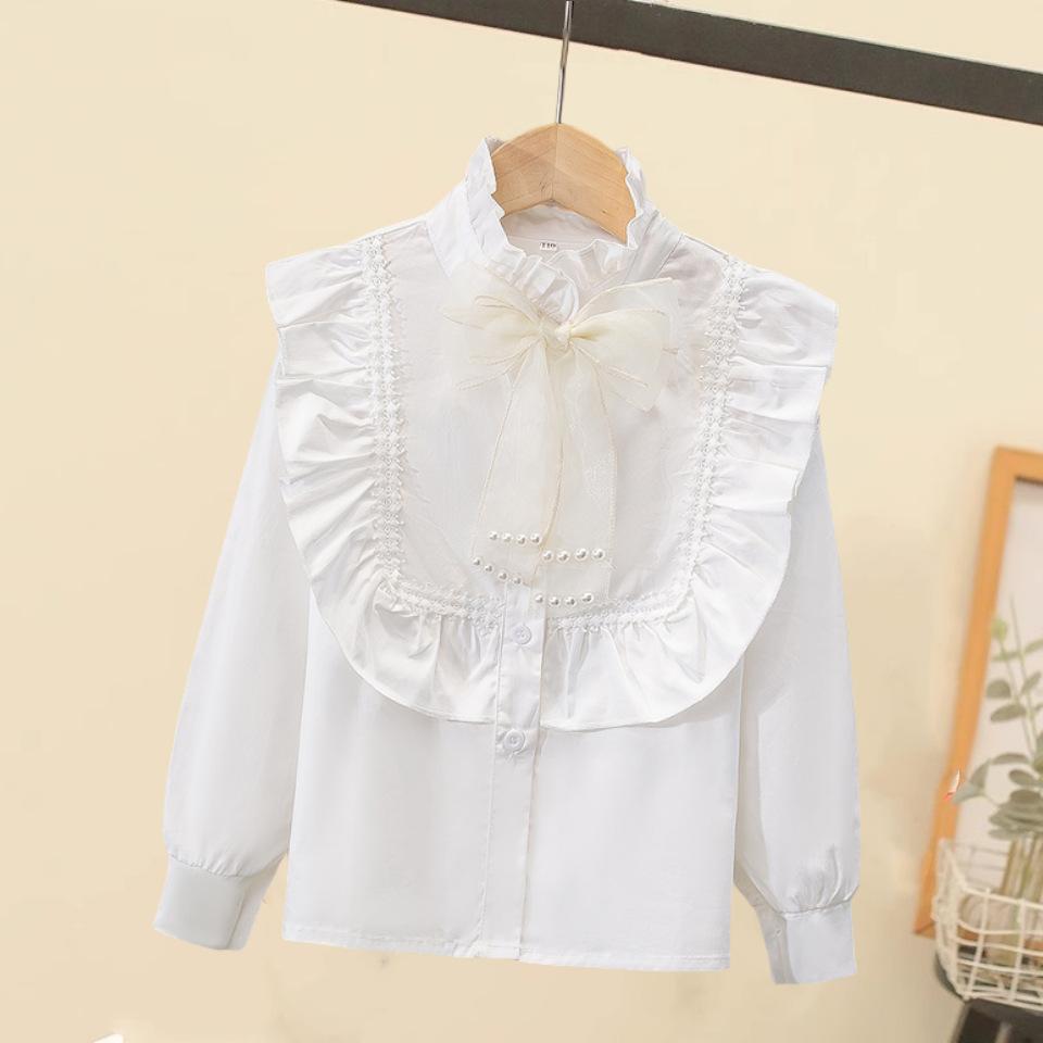 Униформа для девочек, костюм-рубашка, весенне-осенняя белая рубашка с длинными рукавами + юбка, форма для выпускного класса, консервативный стиль для студентов