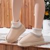 2025 New Snow Boots Home Out Warm Thickened Cotton Slippers Suede All-inclusive Couple Cotton Slippers