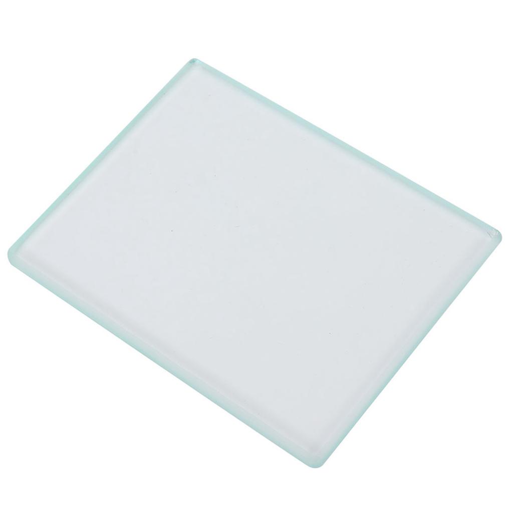 Leather Polishing Tempered Glass Burnisher Slicker Leather Craft Tools 130 X 100 X 8mm