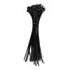 100Pcs Cable Ties Multiple Use Fastener Thick Thin Nylon Zip Wraps Supplies 8 X 400Black