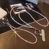 Bling Bling Rhinestone Phone Lanyard Keychain Neck Hanging Cord Phone Accessories