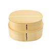 Bento Box Magewappa Nesting Plain Wood 350cc 460cc 2-tier Women's