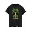 Marvel Womens/Ladies Loki Badge Cotton Boyfriend T-Shirt