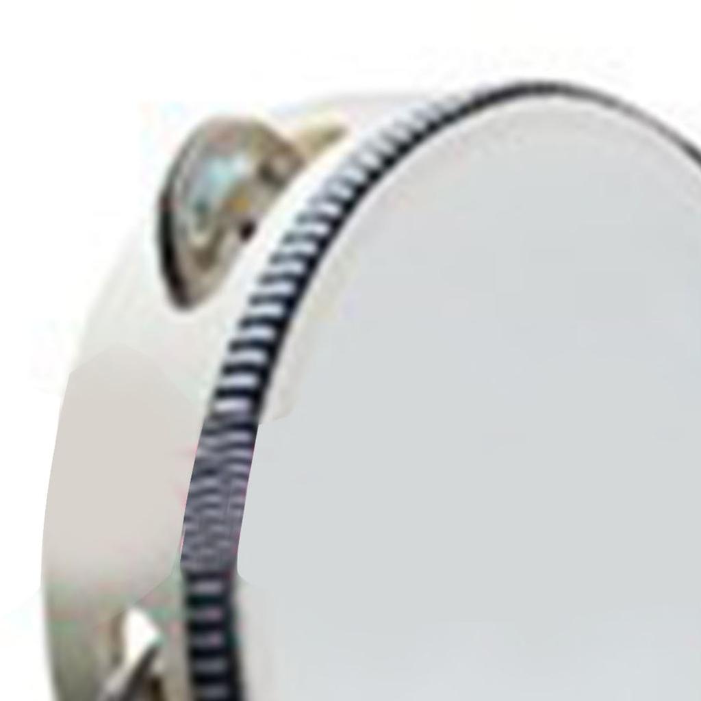 Wooden Handheld Tambourine Educational Interesting Percussion Tambourine Drum for Party 15cm6in