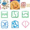 Good Cute DIY Multifunctional Home Living Biscuit Kids Breakfast Bento Mold Cookie Embossing Cutters Useful Children Kids Kitchen Baking Tool