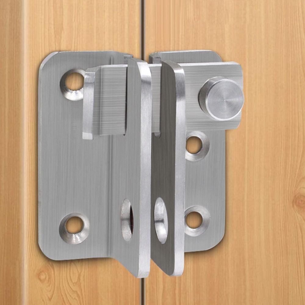 Anti-theft Sliding Door Lock Bolts Padlock Clasp Gate Safety Lock Useful Door Latch Home Hardware