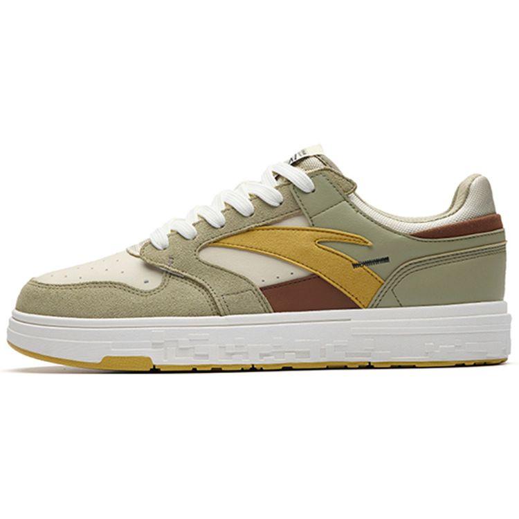 Anta Street Play Low Top Skate Shoes Men Sneakers White Green 112238066-3