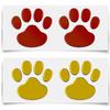1 пара/компл. 3D наклейки лапы животных собака кошка крутой дизайн медведь отпечатки ног наклейка на автомобиль наклейки для авто мотоцикла