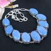 Owhyee Opal Gemstone Handmade 925 Sterling Silver Jewelry Necklace 18" KG-1640
