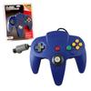 TTXTECH Wired Joystick Pad Controller for Nintendo 64 N64 Console - Blue