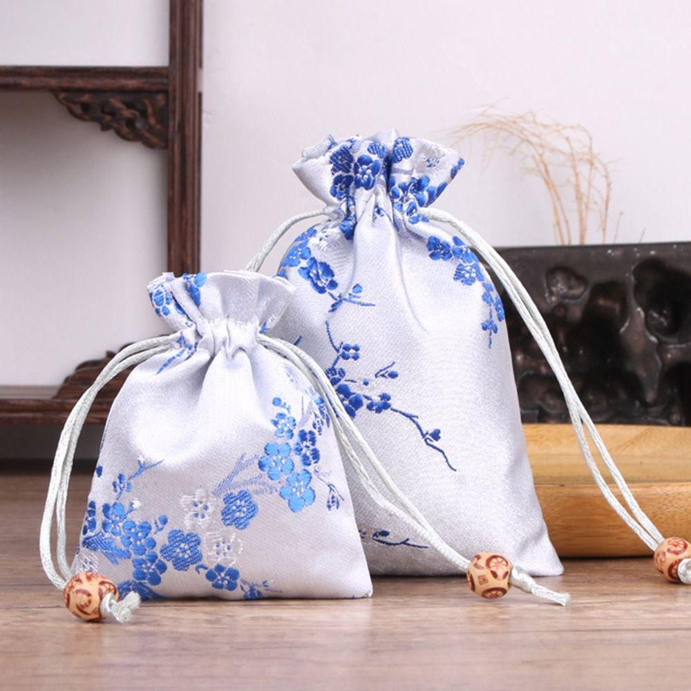 Candy Packaging Drawstring Pocket Fragrance Bag Drawstring Organza Pouches Wedding Party