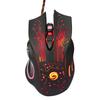 OIYEEFO Gaming USB Wired Optical Mouse with Adjustable LED 3D 6 for Desktop PCs Mouse, DPI, Backlight, Non-Slip Roller, 3200DPI, Buttons,