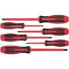 VESSEL Megadora Insulated Set of Electric Shock VDE Standard 9606PS Screwdriver, 6, Prevention, Certified,