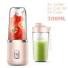 Portable Mixer with 6 Blades Juicer Cup Set Rechargeable Car Outdoor Small Home Blender Fully Automatic Smoothie Blender Orange Fruit Juicer Travel
