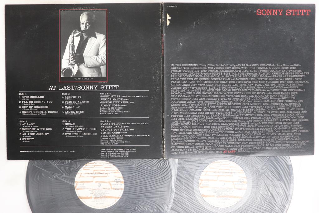 LP Record SONNY STITT - At Last K20P62123 SEVEN SEAS 1982 Japan Jazz Used