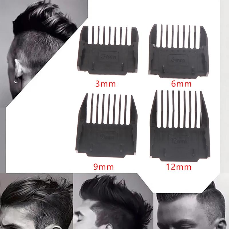4Pcs Electric Clipper Accessories Cut Clipper Limit Comb Guide Attachment