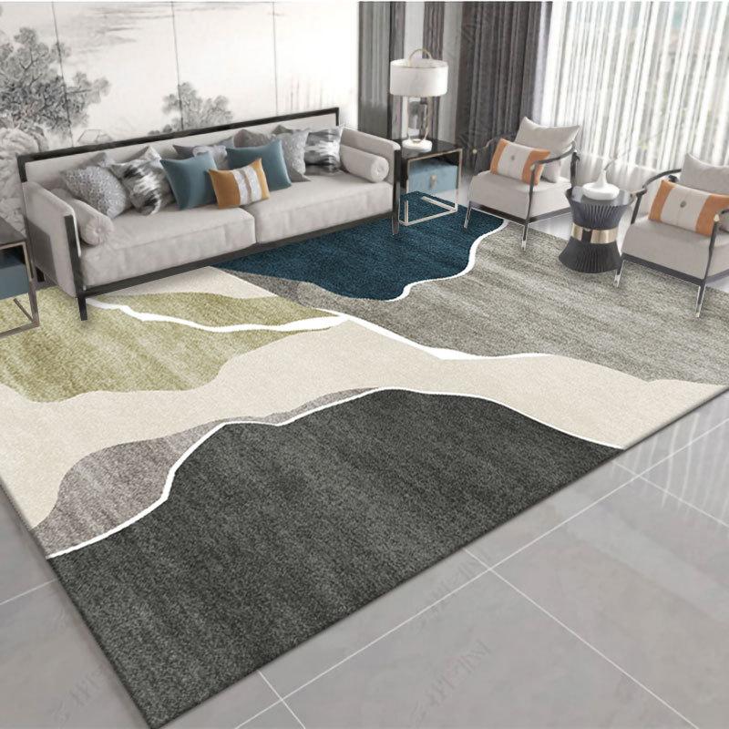 Modern Abstract Patterned Large Area Carpet for Living Room Bedroom Decor Non-Slip Soft Floor Carpets Home Decor