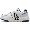 New MLB Chunky Liner Anti Slip Wear Resistant Low Top Skateboard Shoes Unisex White Blue Black 3ASXCLB3N-07BLS