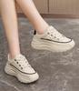 The New Retro Women Shoes Spring Platform Shoes Casual Sneakers Versatile Fashion Designer Shoes High Quality Women Sneakers