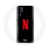 Case for Huawei P30 Pro Netflix Logo Red Black Background