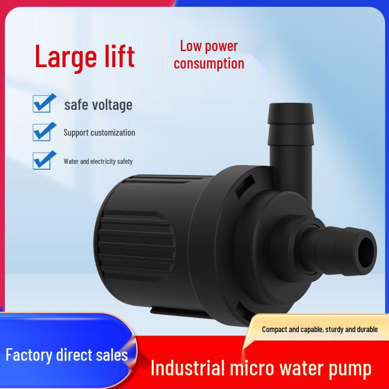 2024 Мини Бесщеточный Водяной Насос DC12V для Гидропоники и Льдогенераторов