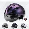 New Bicycle Helmet with Charging Lights, Goggles, Cycling Helmet, Mountain Bike Helmet, Road Bike Safety Helmet