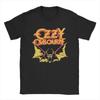 Men Ozzy Osbourne T Shirt Pure Cotton Tops Fun Short Sleeve Crewneck Tee Shirt Graphic T-Shirts
