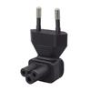 EU Standard Power Plug Adapter with EU4.0MM Male To IEC320 C5 Female Right Angled Connection for Electronics