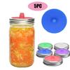 Silicone Fermentation Lids Sauerkraut Caps for Mason Jars Waterless Airlock Pickle Sauerkraut