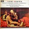 LP Record FAURÉ, KING'S COLLEGE CHOIR, CAMBRI - Requiem ASD2358 HIS MASTER'S VO 1968 UK Classical Used