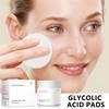 Glycolic Pads Wipes For Skin Care Exfoliation Cleansing, Facial Pore Cleansing, Acne Reduction , 50 Pads 1ML