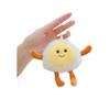Plush Egg Waffle Toy Keychain Cartoon Pendant Bag Decorations Toy Gift Kids