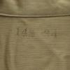 US ARMY 40s Vintage Long Sleeve Cotton Shirt 14 1/2 Gusseted Military Men's Used