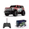 New 1:24 Full Scale LED Light Off-Road Jeep Remote Control Car 10km/h Battery Controlled Children's Toy Car Boy Gift Anti-Fall Anti-Collision