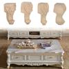 European Style Accessories Furniture Foot Legs Vintage Wood Carved Cabinet Seat Feets Home Decor