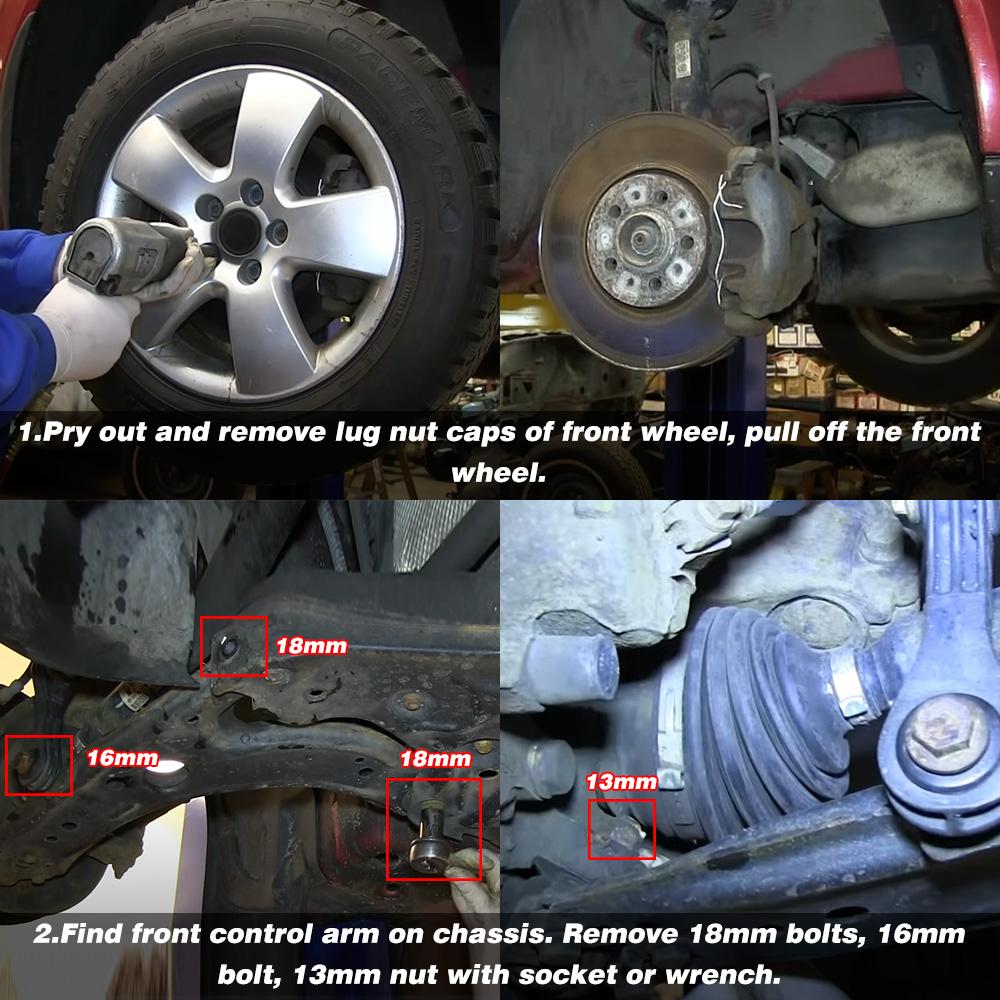 Front Control Arm Bushing Kit For VW 98-06 Beetle/85-06 Golf/Jetta