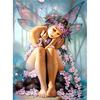 5D Diy Diamond Painting Elf Girl Cartoon Embroidery Cross Stitch Home Decor Handmade Gift