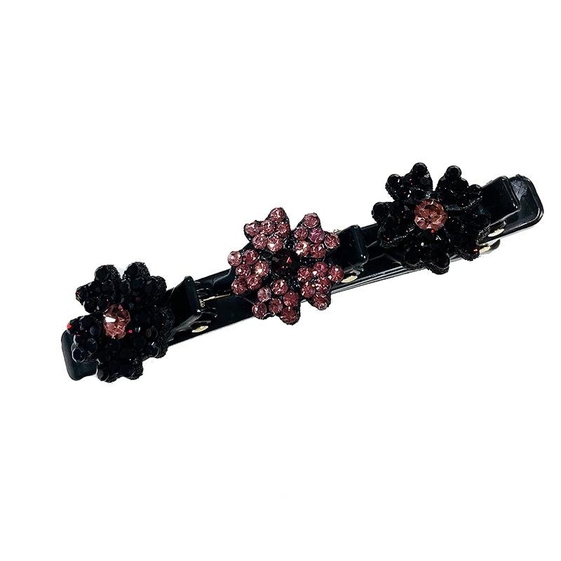 Double Layer Hair Braiding Hairpin Broken Hair Clip Women Girl Bangs Hairpin Korean Fixed Hair Clip Lazy Hair Style Accessories