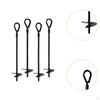 4Pcs Ground Anchors Tent Stakes Heavy Duty Accessories Camping Anchor Pegs for
