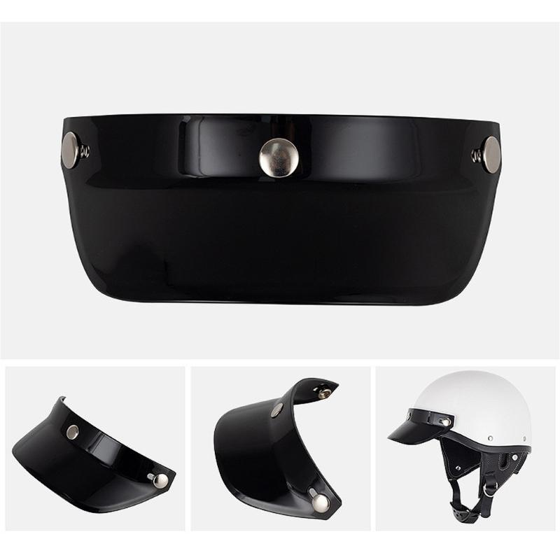 3 Snap-Button Helmet Visor Universal Windproof Flip Wind Shield Motorcycles Accessories For Open Face Motorcycles Helmet