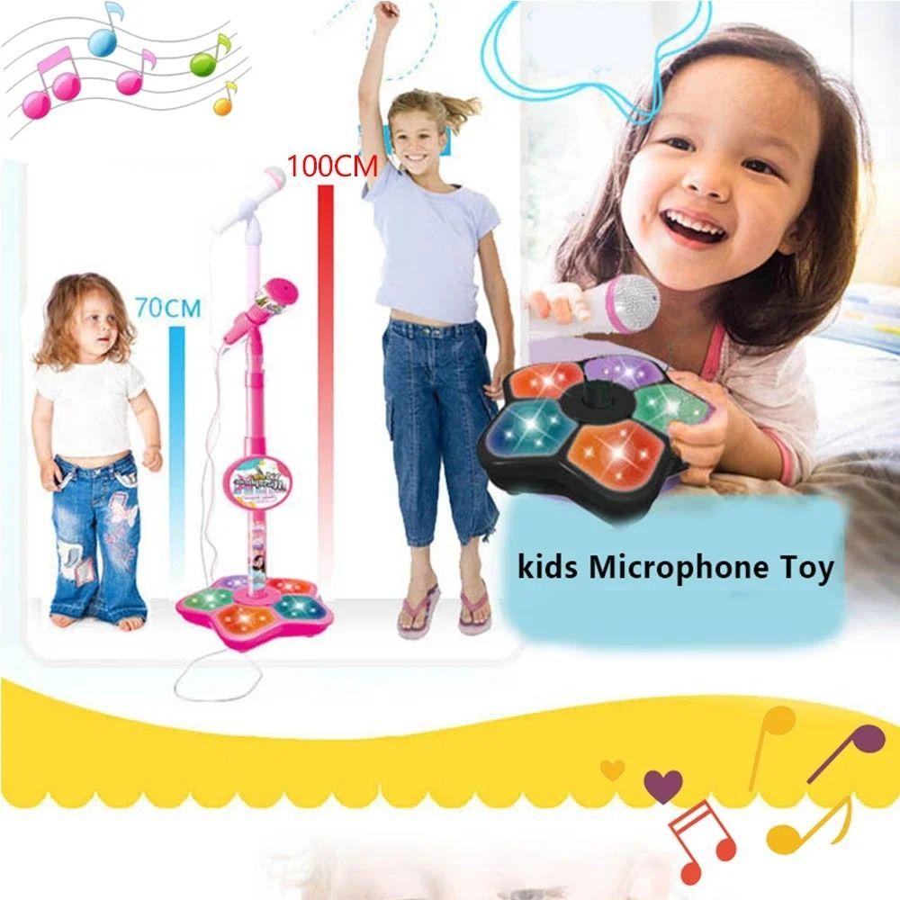 Simulation Karaoke Song Music Instrument Toys With Stand Mic Music Toy Children